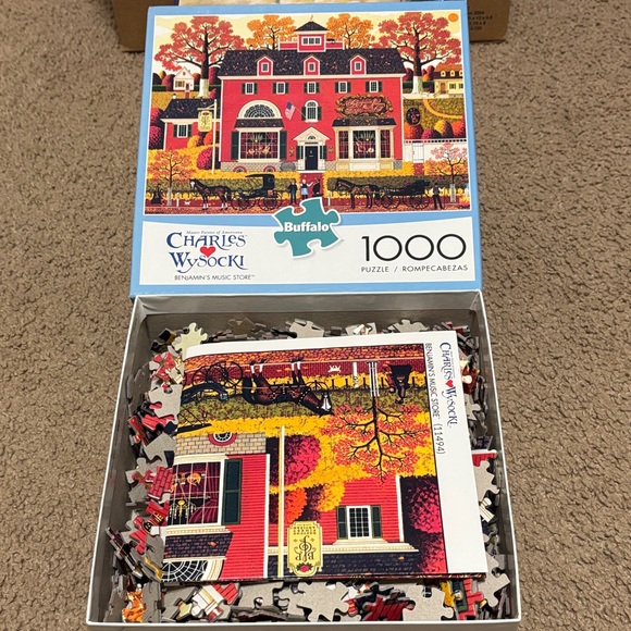 Charles Wysocki Puzzle - Benjamin’s Music Store - Picture 2 of 2